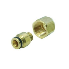 KAN-therm Соединитель латунный для многослойных труб 25х1 (1010040013)