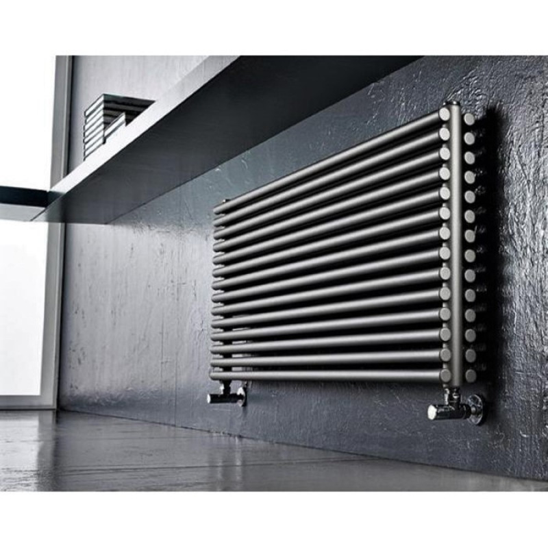 Antrax Радіатор AO 25d 404x1500 11 секцій RAL9005 Підключення нижнє різнобічне