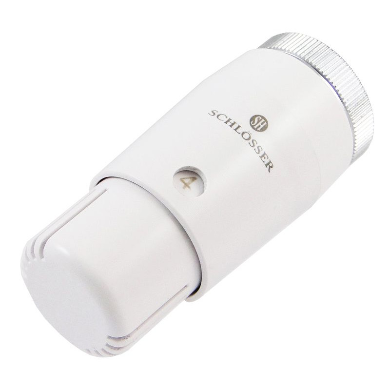 Schlosser Термостатична головка MINI Diamant біла M30X1,5