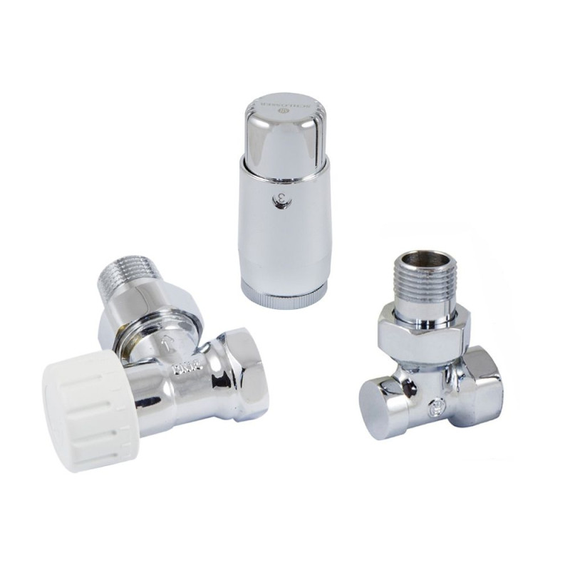 Schlosser Комплект термостатичний кутовий, хром, DN15 GZ 1/2 x GW 1/2