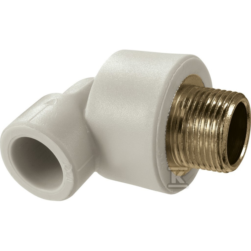 KAN-therm Отвод с резьбой наружной d25-3/4" (1209070004)