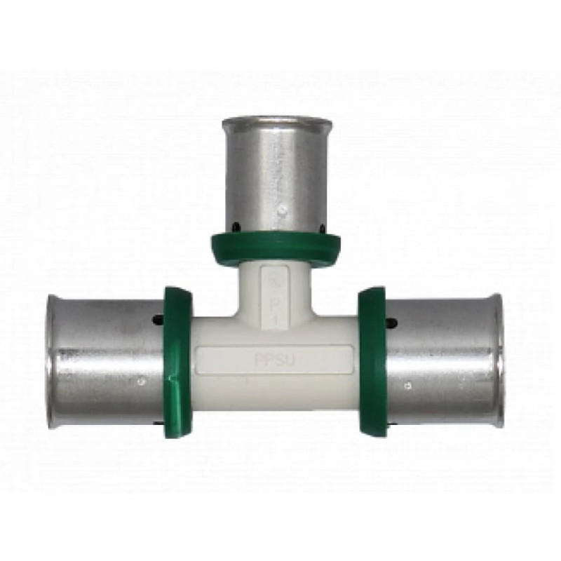 HERZ Трійник PPSU зі зменшеним середнім відводом 26х3.0-20х2.0-26х3.0 R622605