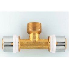 HERZ Трійники, прес х зовнішня різьба х прес 40х3,5-1"-40х3,5 P724052