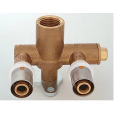 HERZ Кутник настінний подвійний, U-подібної, формиП/П/В 20х2-1/2"-20х2 P712038