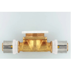 HERZ Прихований трійник для зливного бачка 16х2 - 1/2" - 16х2 P721661