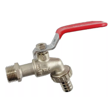 V&G Кран для поливу 1/2" Optima (червона ручка) {24}