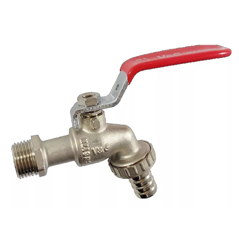 V&G Кран для поливу 1/2" Optima (червона ручка) {24}