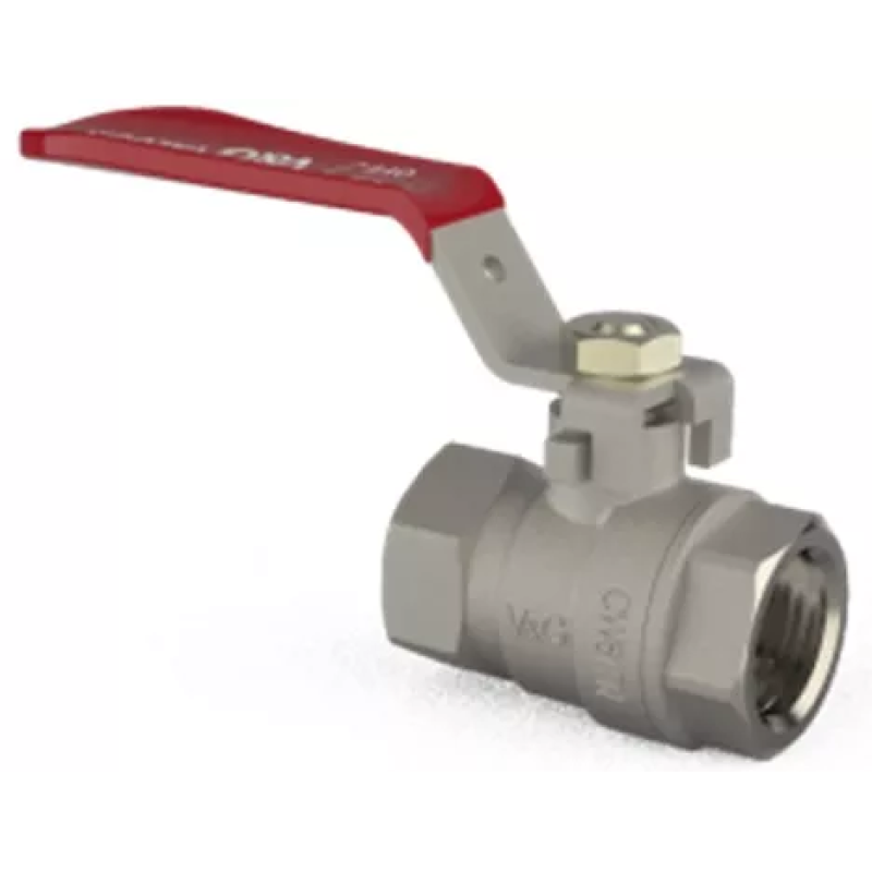 V&G Кран кульовий Optima 2" ВВ (червона ручка) {4}