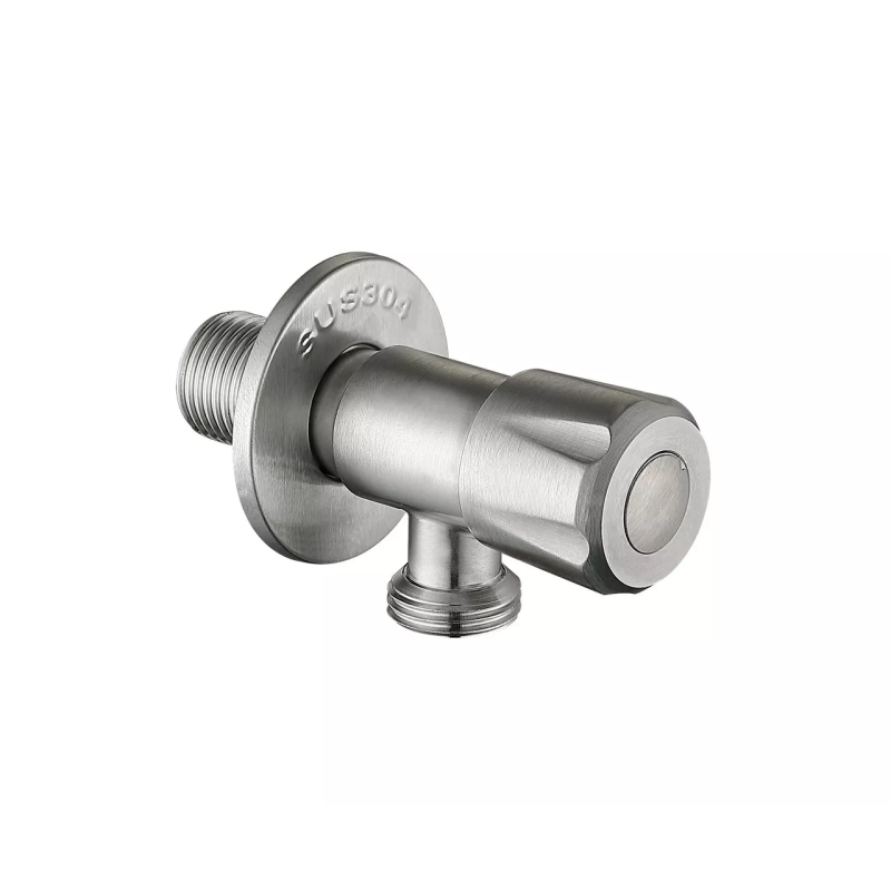 WEZER Кран приладовий SOL21В-15 1/2"x3/4" нержавіюча сталь