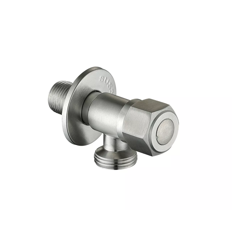 WEZER Кран приладовий SOL21В-16 1/2"x3/4" нержавіюча сталь