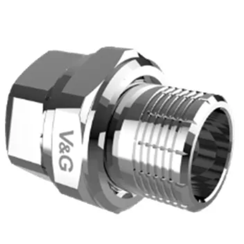 Згін-американка пряма    1/2" хром.V&G {50}