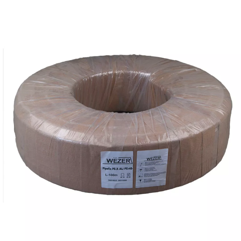 WEZER Металопластикова труба Pipefix 16 x 2.0, бухта 100 м
