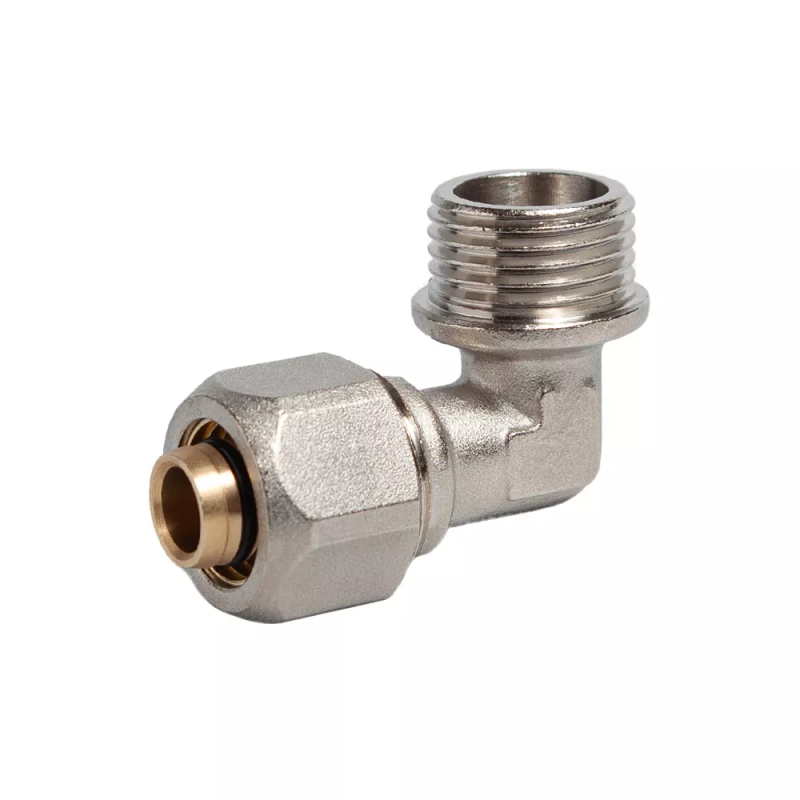 ITAL Коліно обтискне 16 мм х 1/2" з переходом на зовнішню різьбу
