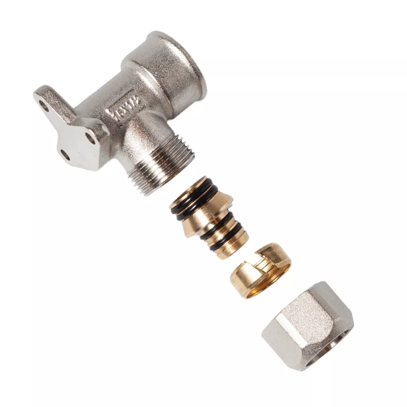 ITAL Коліно з кріпленням 20 мм х 1/2" з переходом на внутрішню різьбу (водорозетка)