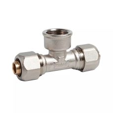 ITAL Трійник обтискний 16 мм х 1/2" з переходом на внутрішню різьбу