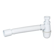 SOLOPLAST Сифон для умивальника Т-0315, пластик, гофра