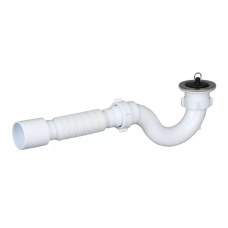 SOLOPLAST Сифон для душового піддону Д0110, Ø40/50 мм, сітка - нержавіюча сталь