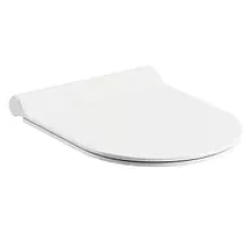 SOLOPLAST Сидіння для унітазу SP12-D з мікроліфтом, кріплення пластик, 346х442 мм
