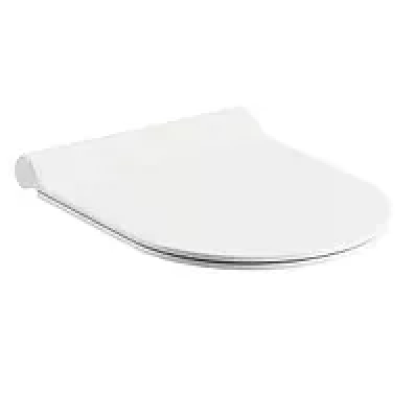 SOLOPLAST Сидіння для унітазу SP12-D з мікроліфтом, кріплення пластик, 346х442 мм