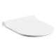 SOLOPLAST Сидіння для унітазу SP12-D з мікроліфтом, кріплення пластик, 346х442 мм