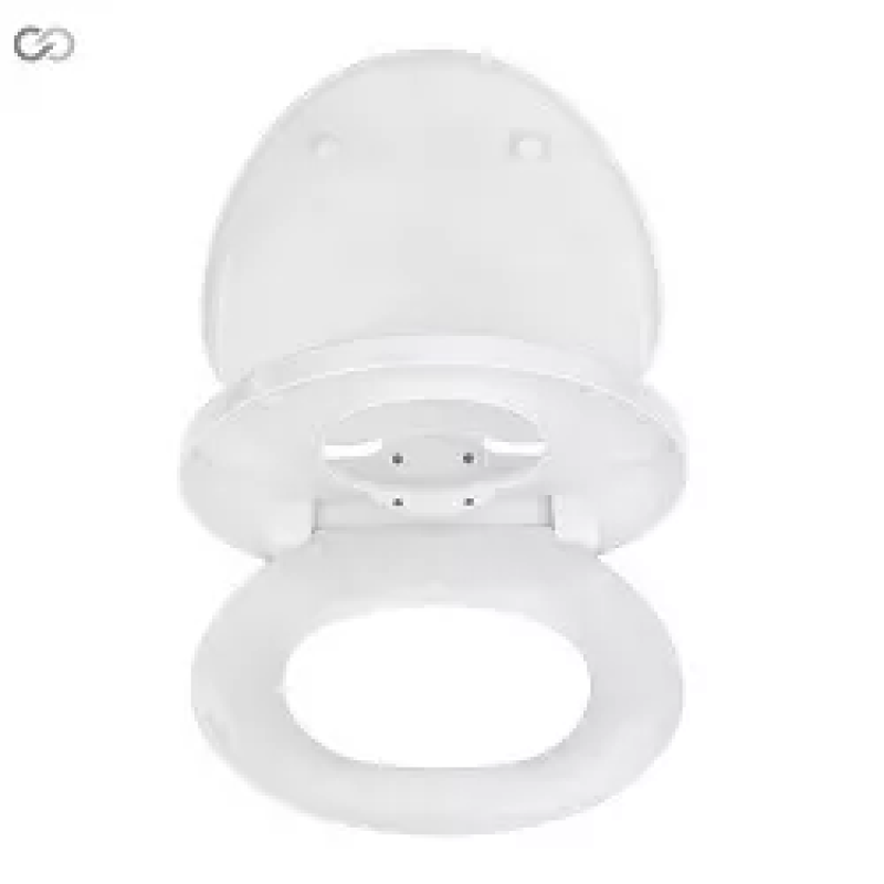 SOLOPLAST Сидіння для унітазу SP7-D з мікроліфтом, кріплення пластик, 383х440 мм