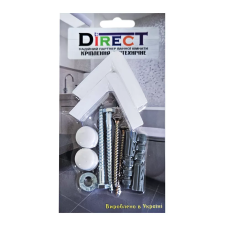 DIRECT Кріплення унітазу до підлоги СКІН7, кутове, прихований монтаж