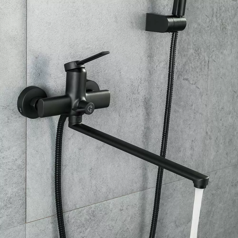 Frap Змішувач для ванни F2267-6, чорний