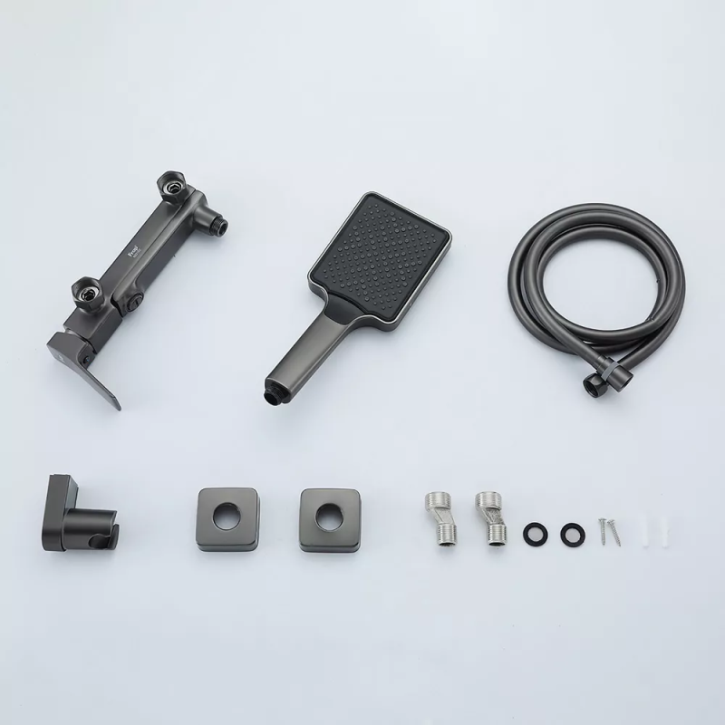 Frap Змішувач для ванни F3284-9, поворотний вилив, збройова сталь