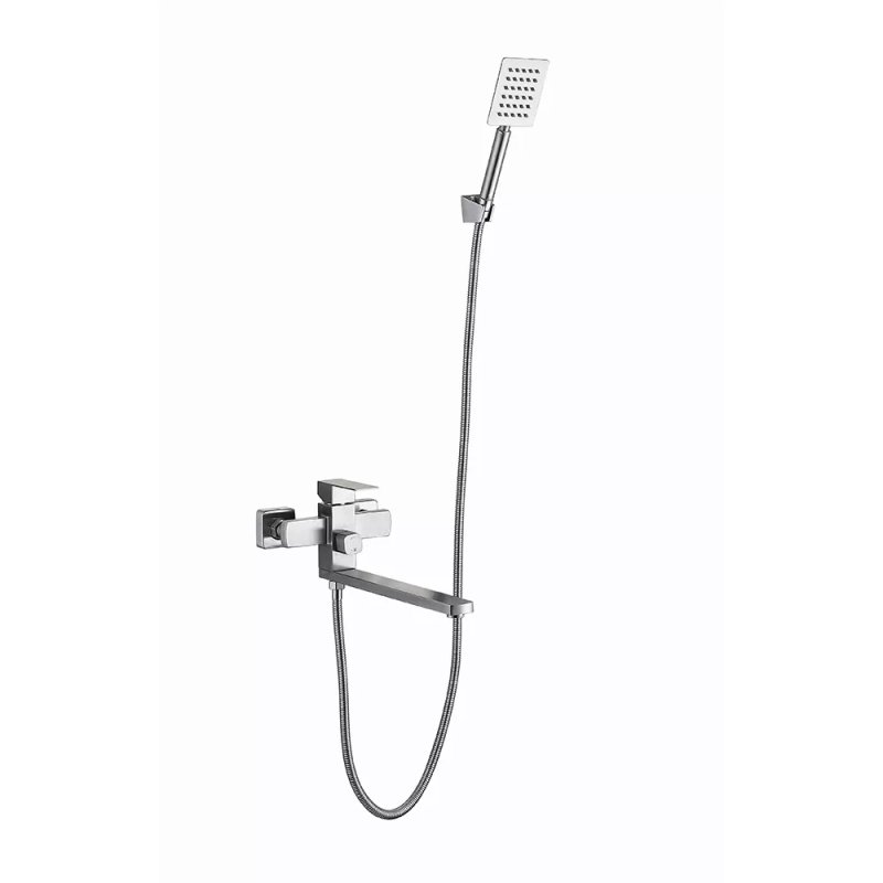 WEZER Змішувач для ванни PRO7A-02, нержавіюча сталь