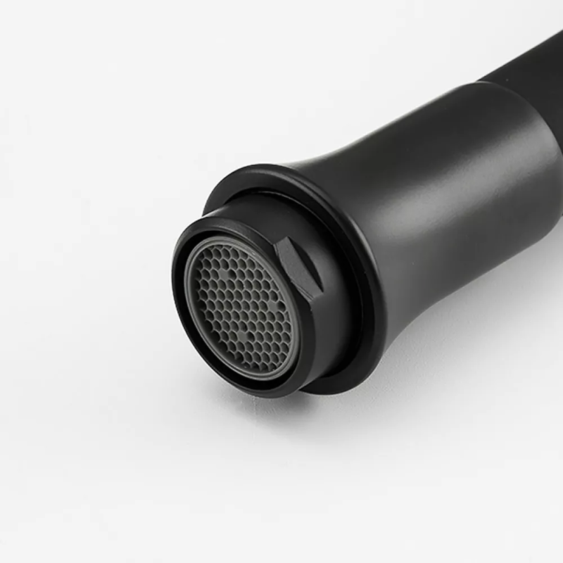 Frap Змішувач для кухні F4067-6, гнучкий вилив, чорний