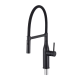 GAPPO Змішувач для кухні G4098-26 з гнучким виливом, нерж. сталь, чорний