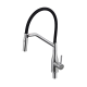 GAPPO Змішувач для кухні G4098-15 з гнучким виливом, нерж. сталь, сатин