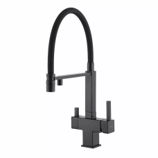 GAPPO Змішувач для кухні під осмос G4395-56 з гнучким виливом, чорний