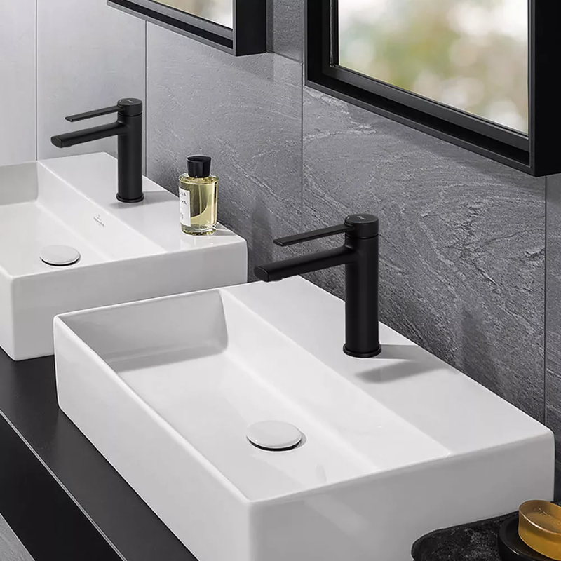 Frap Змішувач для раковини F1067-6, чорний