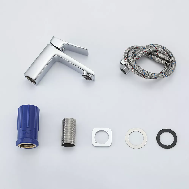 Frap Змішувач для умивальника F1084, литий вилив, хром