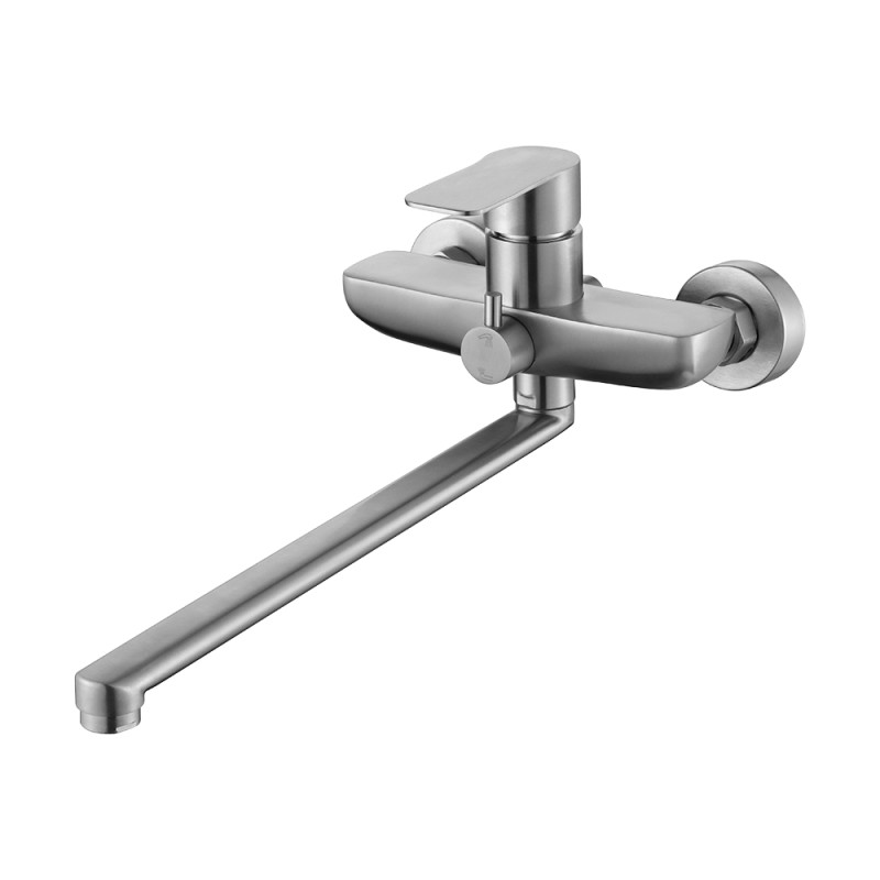 WEZER Змішувач для ванни  ROK3А-05, Ø 35, нержавіюча сталь, сатин