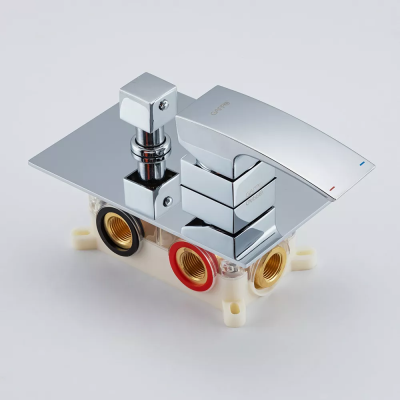 GAPPO Вбудована душова система G7107-70, 3 режими, латунь, хром