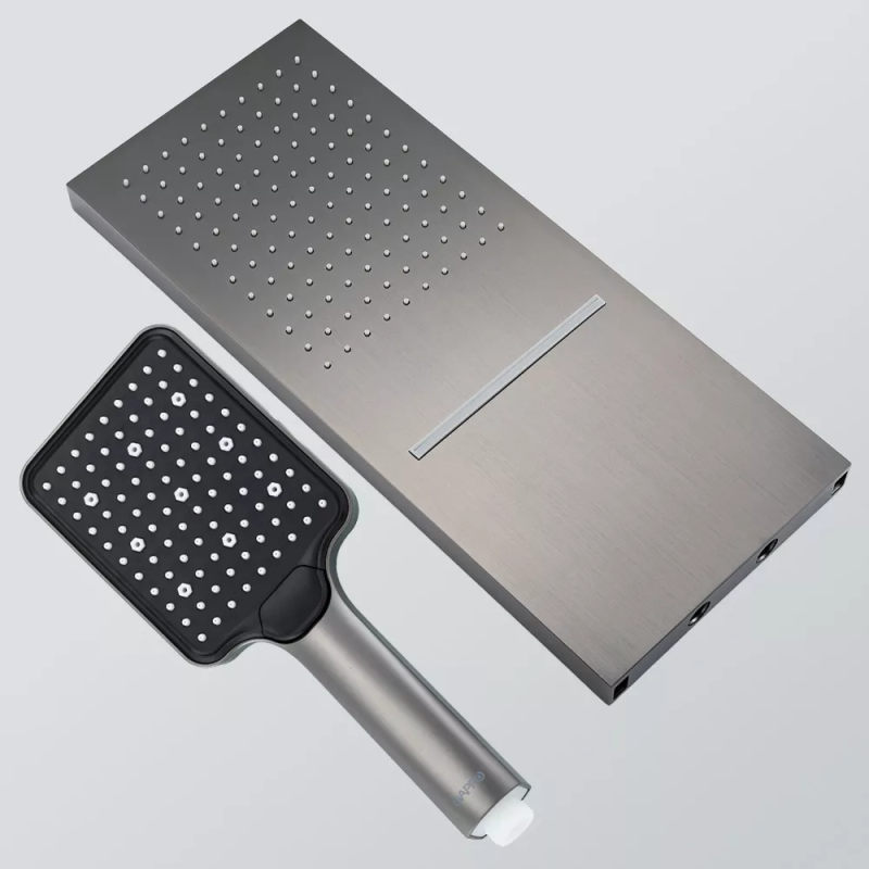 GAPPO Вбудована душова система G7107-79, 3 режими, латунь, збройова сталь