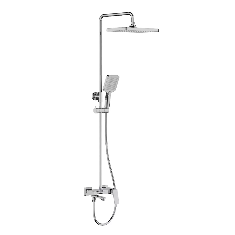 Frap Душова система F2487, 3 функції, клавіш. перемик., хром