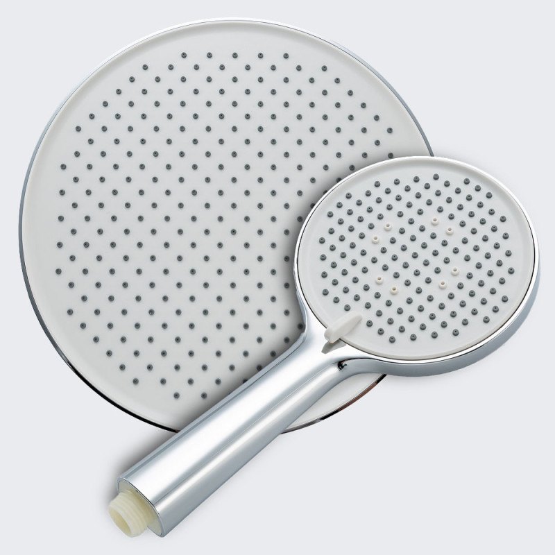 Frap Душова система F2488 з поворотним виливом, 3 функції, латунь, хром