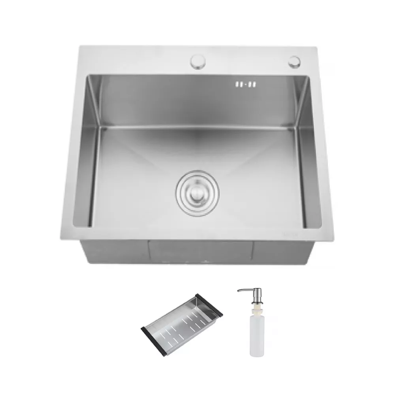 ITAL Кухонна мийка HD6050, 600x500мм, нержавіюча сталь, сатин