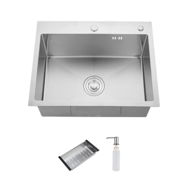 ITAL Кухонна мийка HD6045, 600x450мм, нержавіюча сталь, сатин