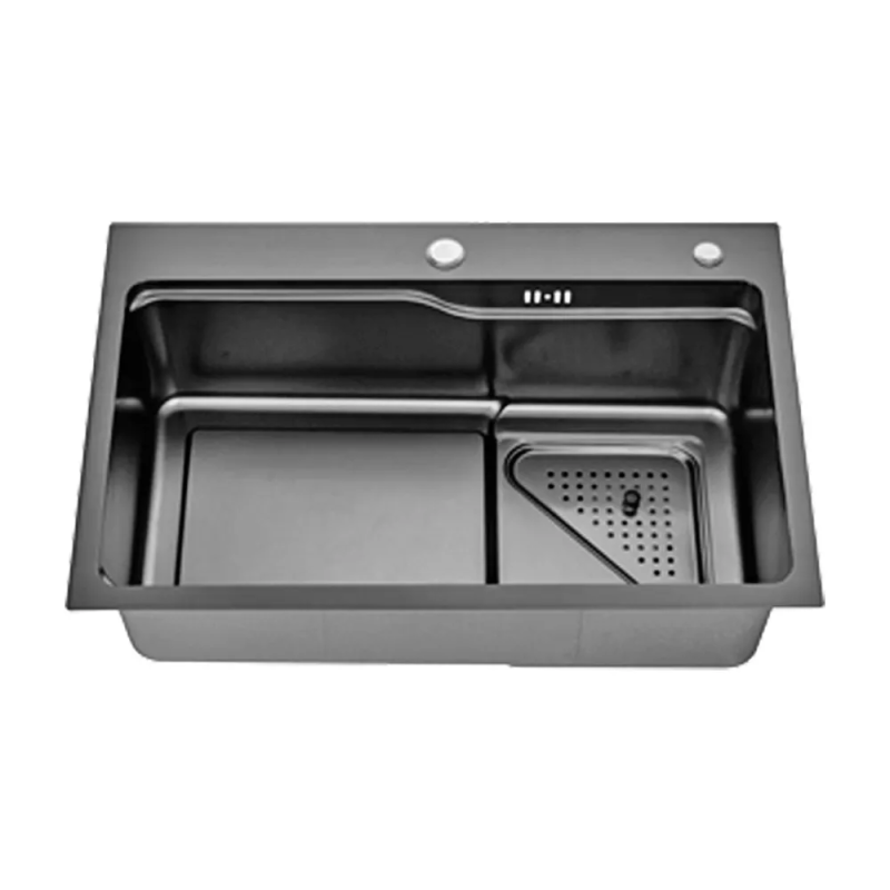 ITAL Кухонна мийка HD7546B, 750x460мм, нержавіюча сталь, чорний