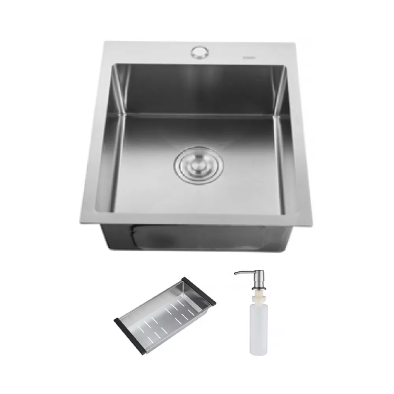 ITAL Кухонна мийка HD4050, 400x500мм, нержавіюча сталь, сатин