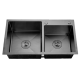 ITAL Кухонна мийка HD7541, 750x410мм, нержавіюча сталь, чорний
