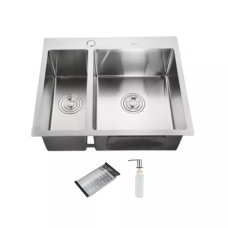 ITAL Кухонна мийка HD575485, 575x485мм, нержавіюча сталь, сатин