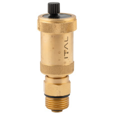 ITAL Повітровідвідник авто. прямий з клапаном 1/2" {100}