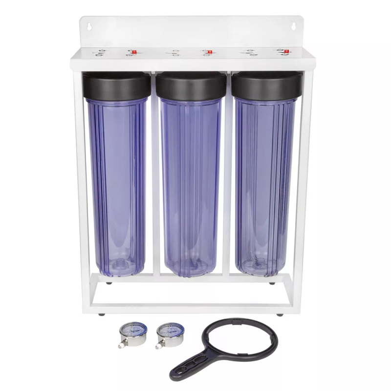 ITAL Система з трьох корпусів 3FH20BB-CL 1" для магістрального фільтра