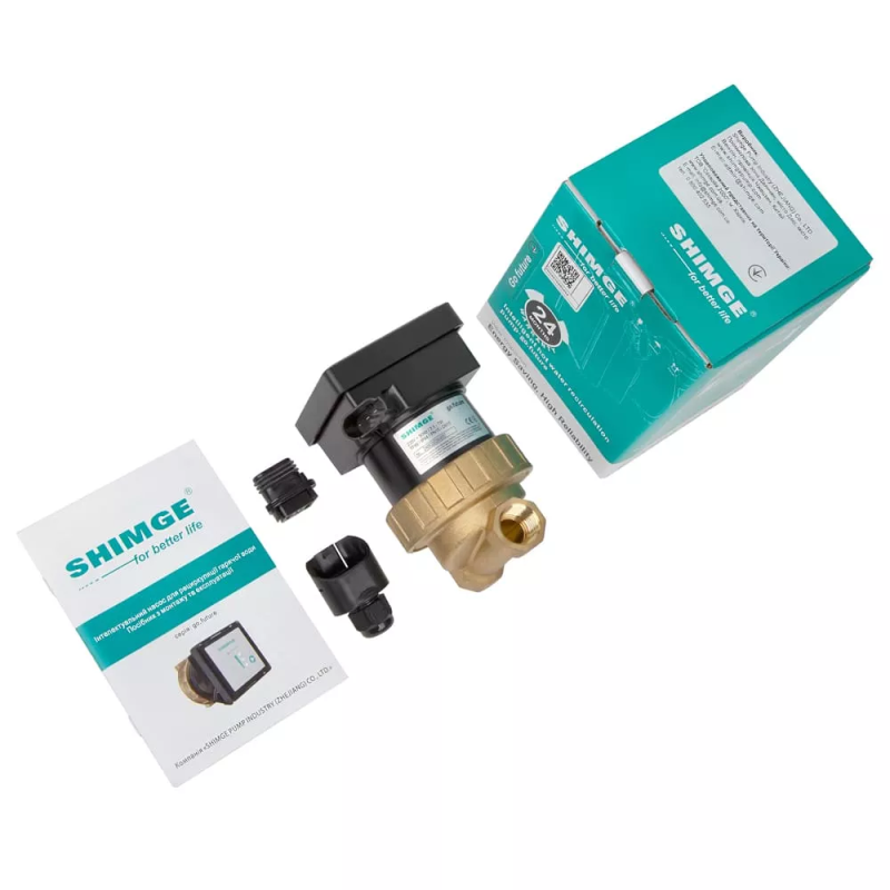 SHIMGE Насос для систем рециркуляції go future (Hmax=1.2м, Qmax=0.46м³ + кабель зі штепс., 1/2")