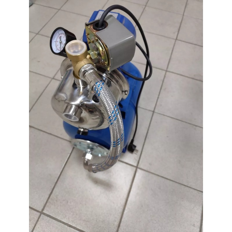 GRANDWATER JET 100S (нерж.) + 24L Насосная станция (1,1кВт, Нmax=50м, Qmax=52л/хв)